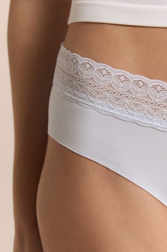 Cotton Boyshort with Back Seam;${refinementColor}