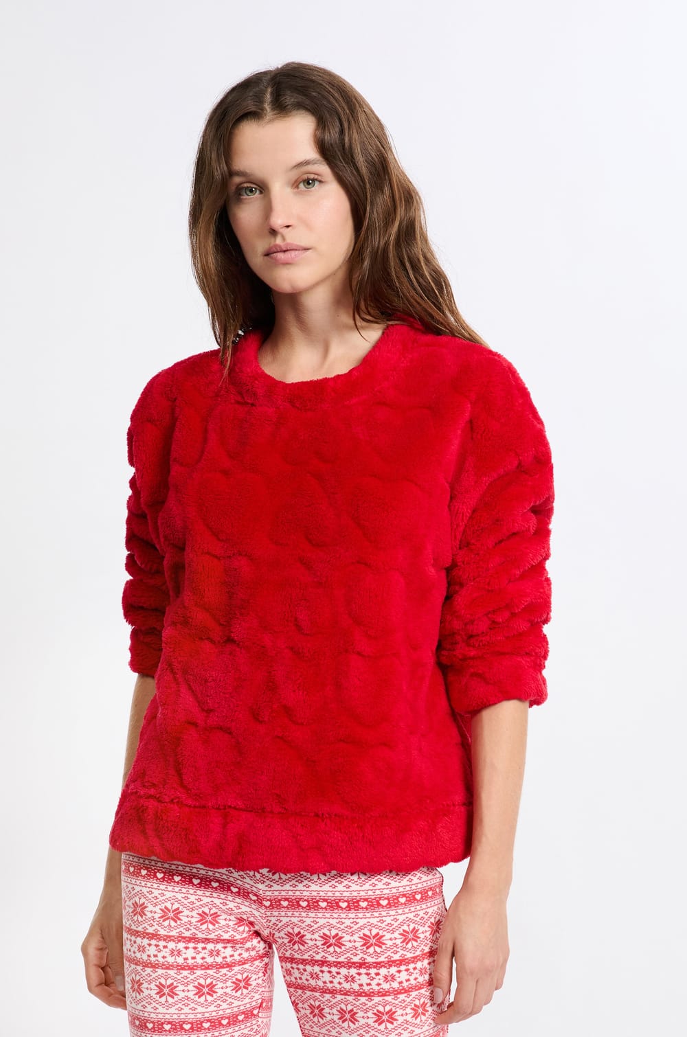 Conjunto de pijama de 2 piezas con estampado;${refinementColor}