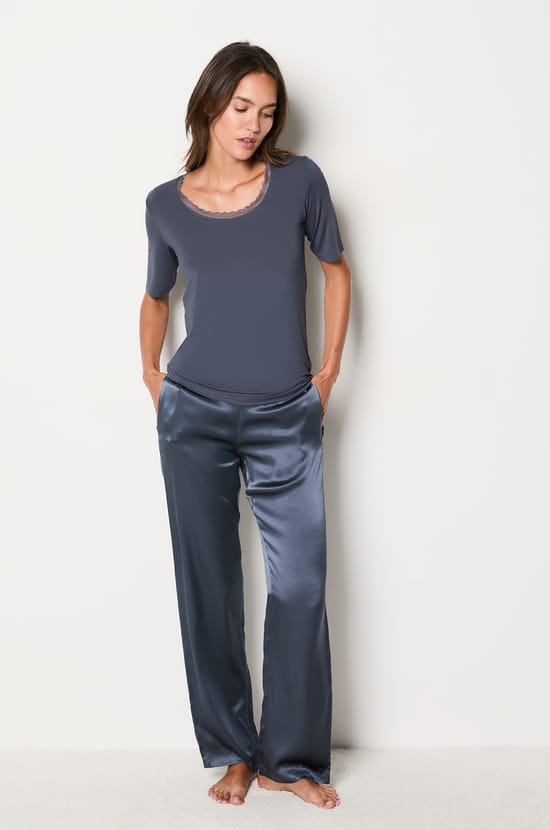 T-shirt manches courtes maille thermique;${refinementColor}