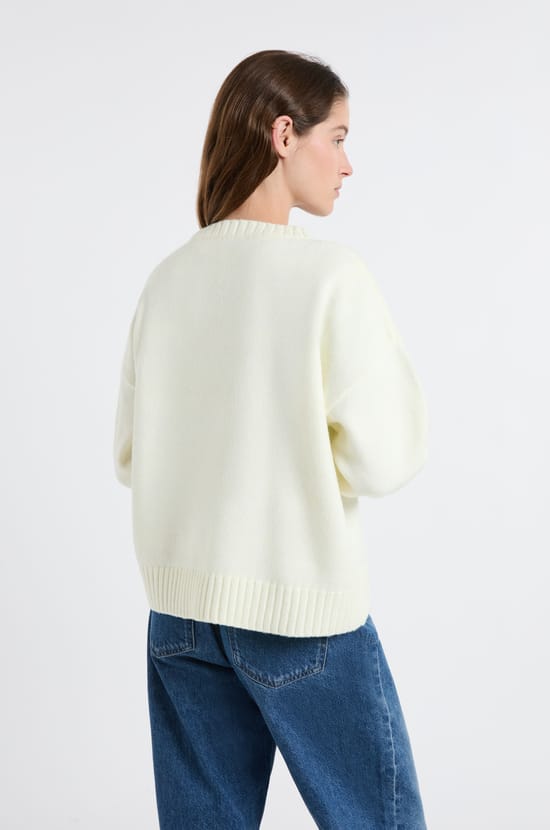 Pull &agrave; manches longues oversize;${refinementColor}