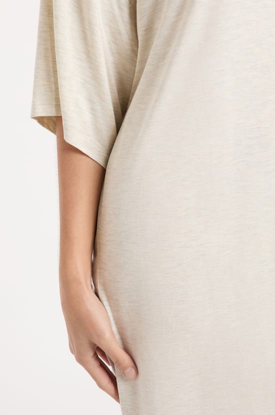 Chemise de nuit col rond;${refinementColor}