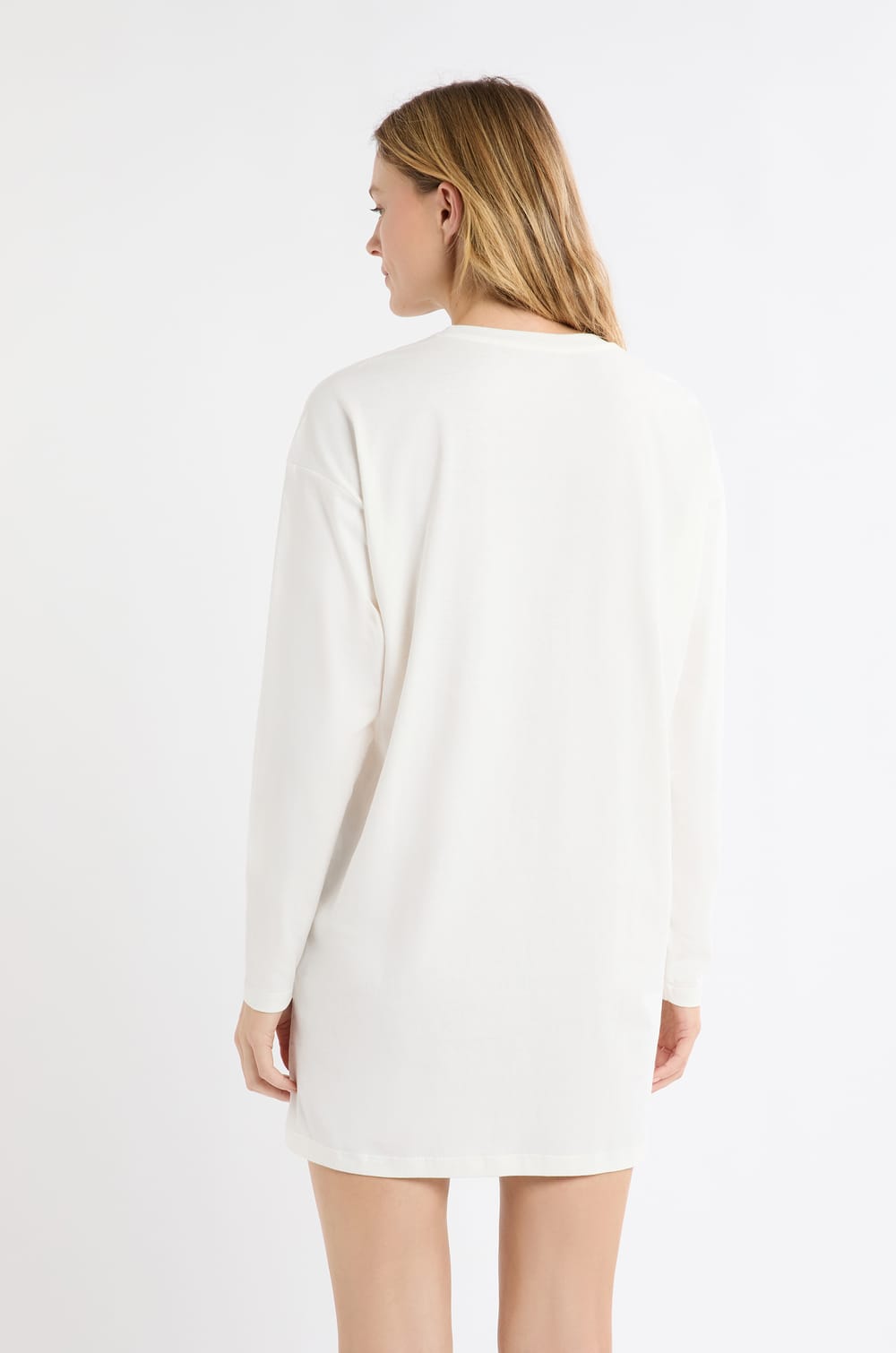 Robe de pyjama en coton;${refinementColor}