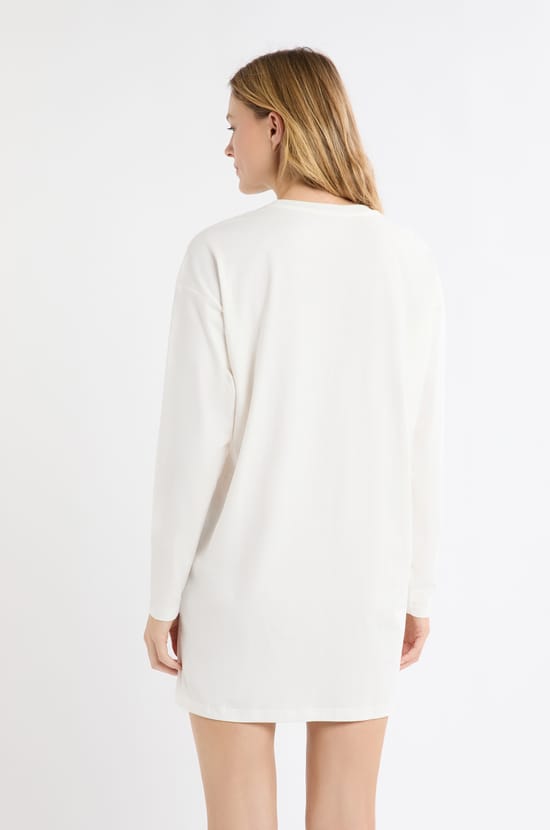 Robe de pyjama en coton;${refinementColor}