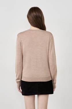 Long-sleeved Wool Sweater;${refinementColor}