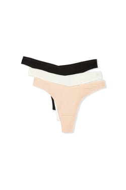 Pack of 3 Cotton Tangas;${refinementColor}