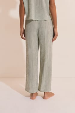 Pantacourt &agrave; rayures;${refinementColor}