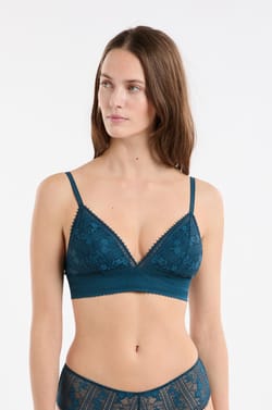 Bra N.8 - The Wireless Triangle in Lace;${refinementColor}