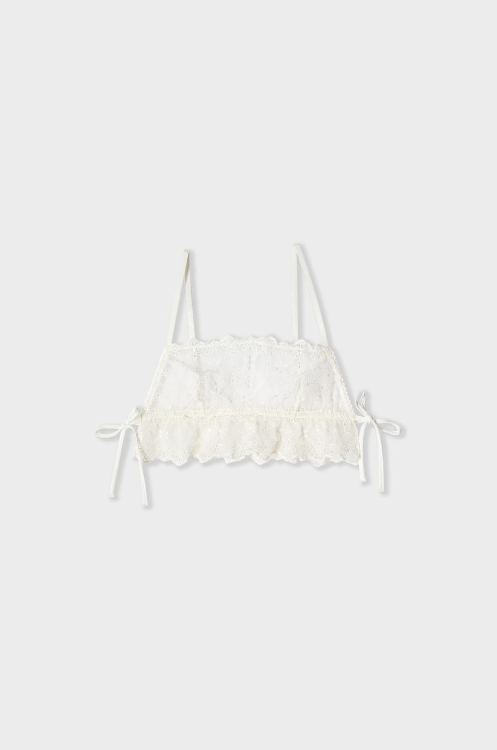 Bralette with Embroidery;${refinementColor}