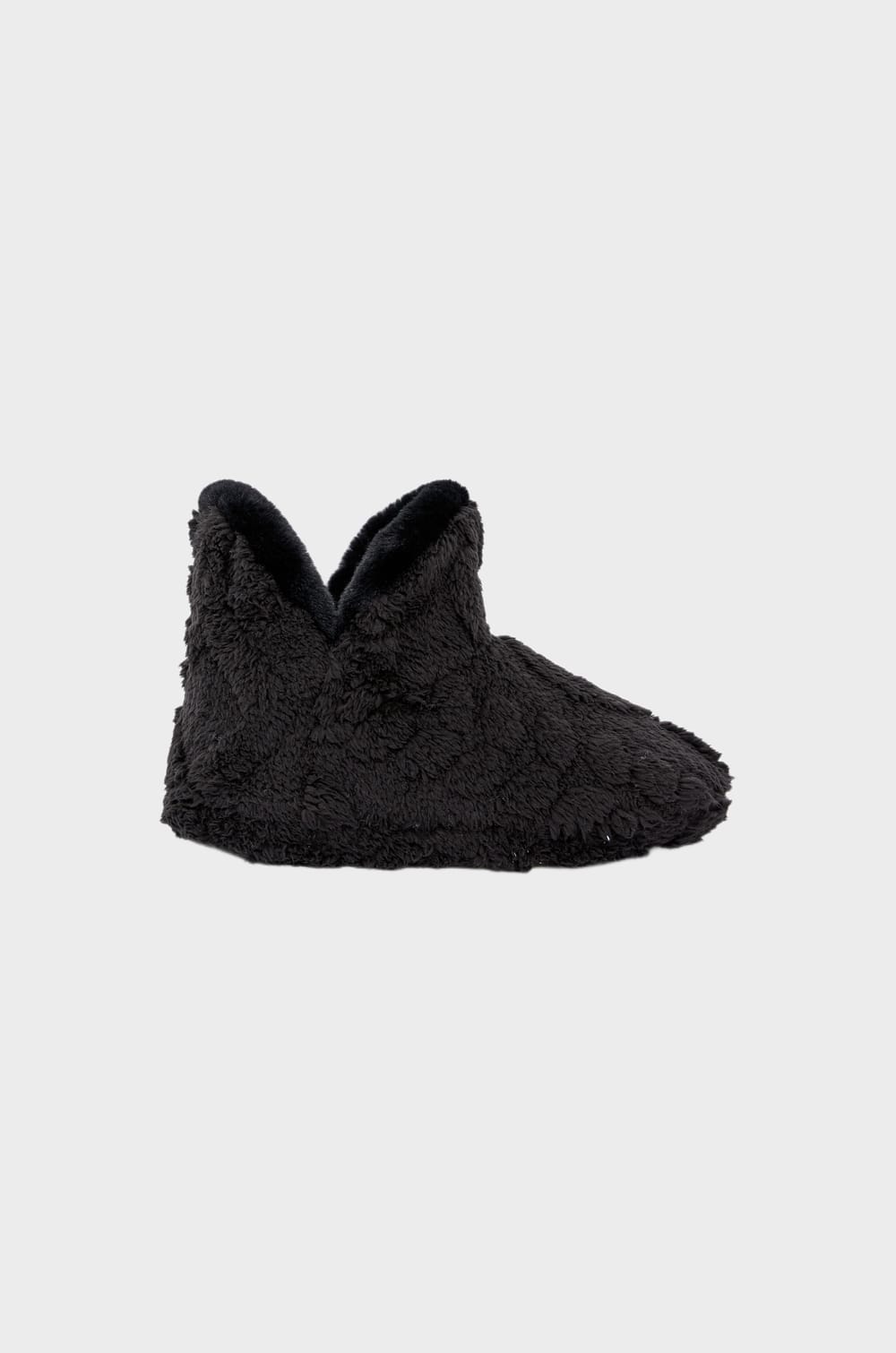 Chaussons bottines en fausse fourrure;${refinementColor}