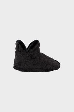 Chaussons bottines en fausse fourrure;${refinementColor}