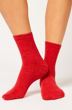 Calcetines tejido brillantes;${refinementColor}