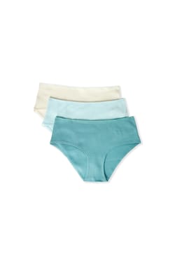 Lot de 3 shorties en coton;${refinementColor}