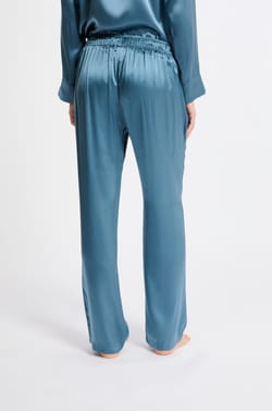 Pantalon de pyjama en soie;${refinementColor}