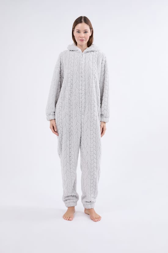 Fleece Jumpsuit;${refinementColor}