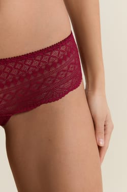 Shorty en dentelle;${refinementColor}