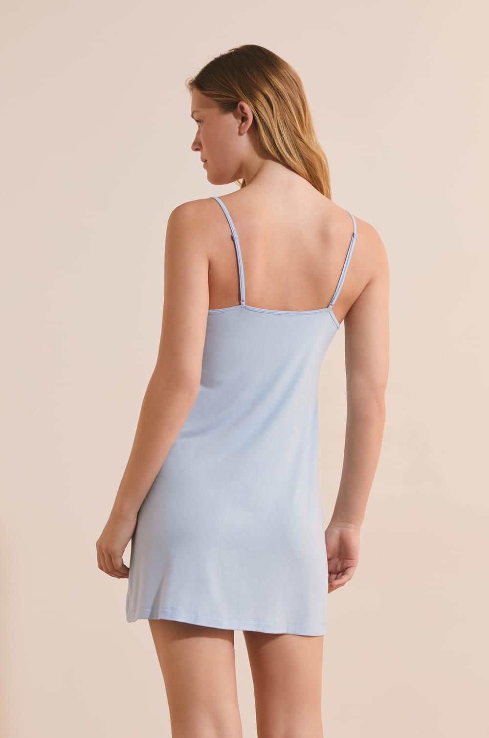 Nuisette courte &agrave; motifs;${refinementColor}