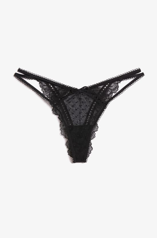 Tulle and Lace Tanga;${refinementColor}