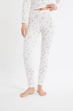 Legging pyjamaà motifs skieurs;${refinementColor}