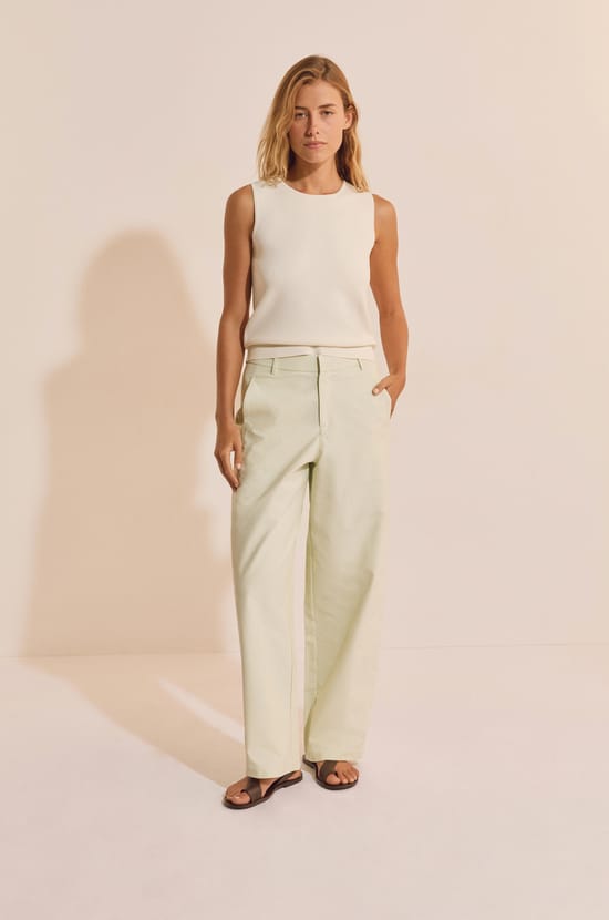 Pantalon avec coton;${refinementColor}