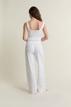 Pantal&oacute;n de pijama de punto el&aacute;stico;${refinementColor}