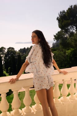 Short de pyjama &agrave; motifs croissants;${refinementColor}