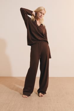 Pantalon de pyjama large;${refinementColor}