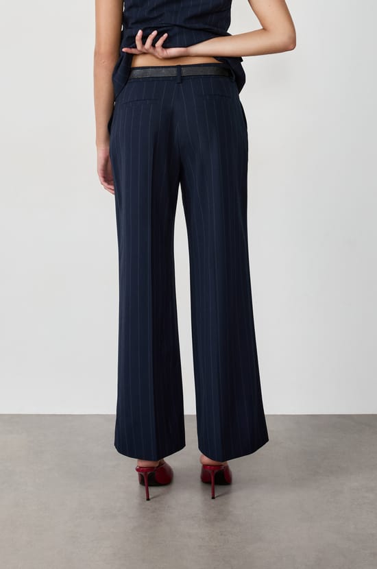 Pantalon à rayures;${refinementColor}