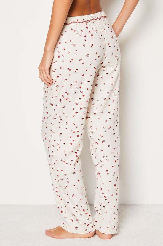 Pantalon de pyjama en coton imprimé Corgi;${refinementColor}