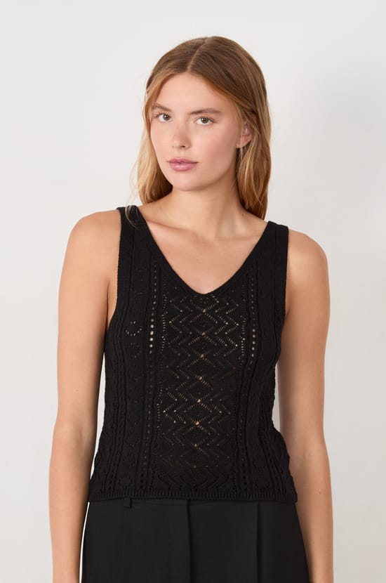 Knit Tank Top;${refinementColor}