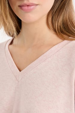 V-neck Pyjama Sweatshirt;${refinementColor}