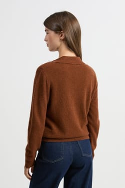 Cashmere Polo Neck Sweater;${refinementColor}
