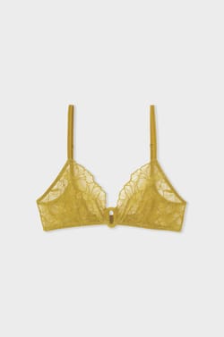 Soutien gorge triangle sans armatures en dentelle;${refinementColor}