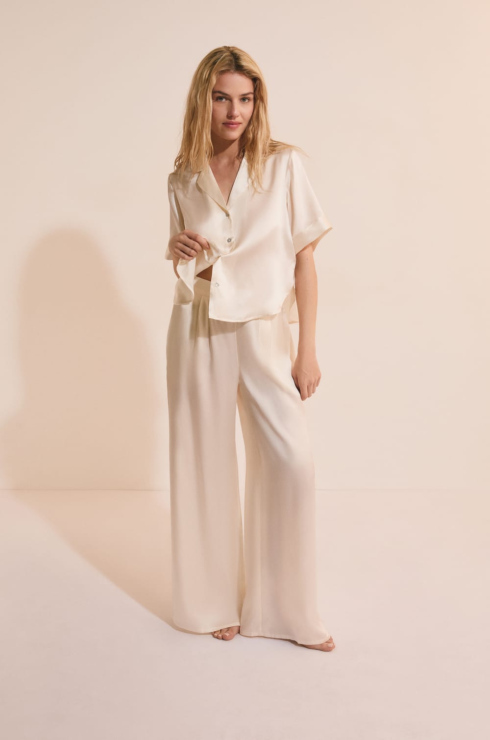 Silk Pyjama Trouser;${refinementColor}