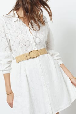 Cinturón de rafia;${refinementColor}