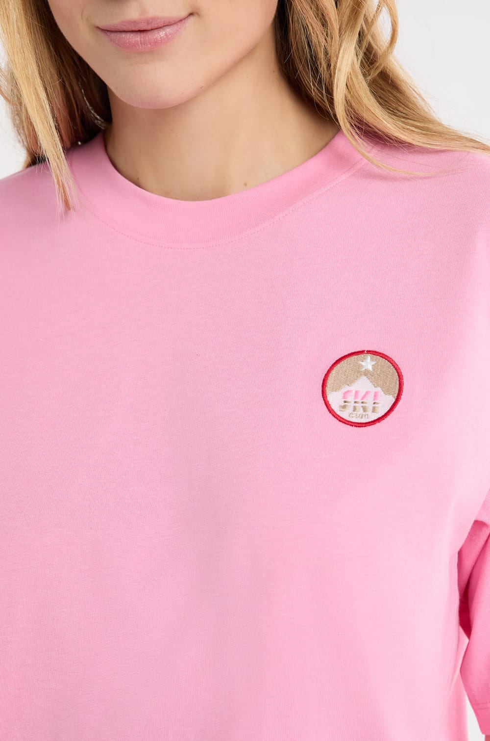 Camiseta de pijama de algodón con estampado;${refinementColor}