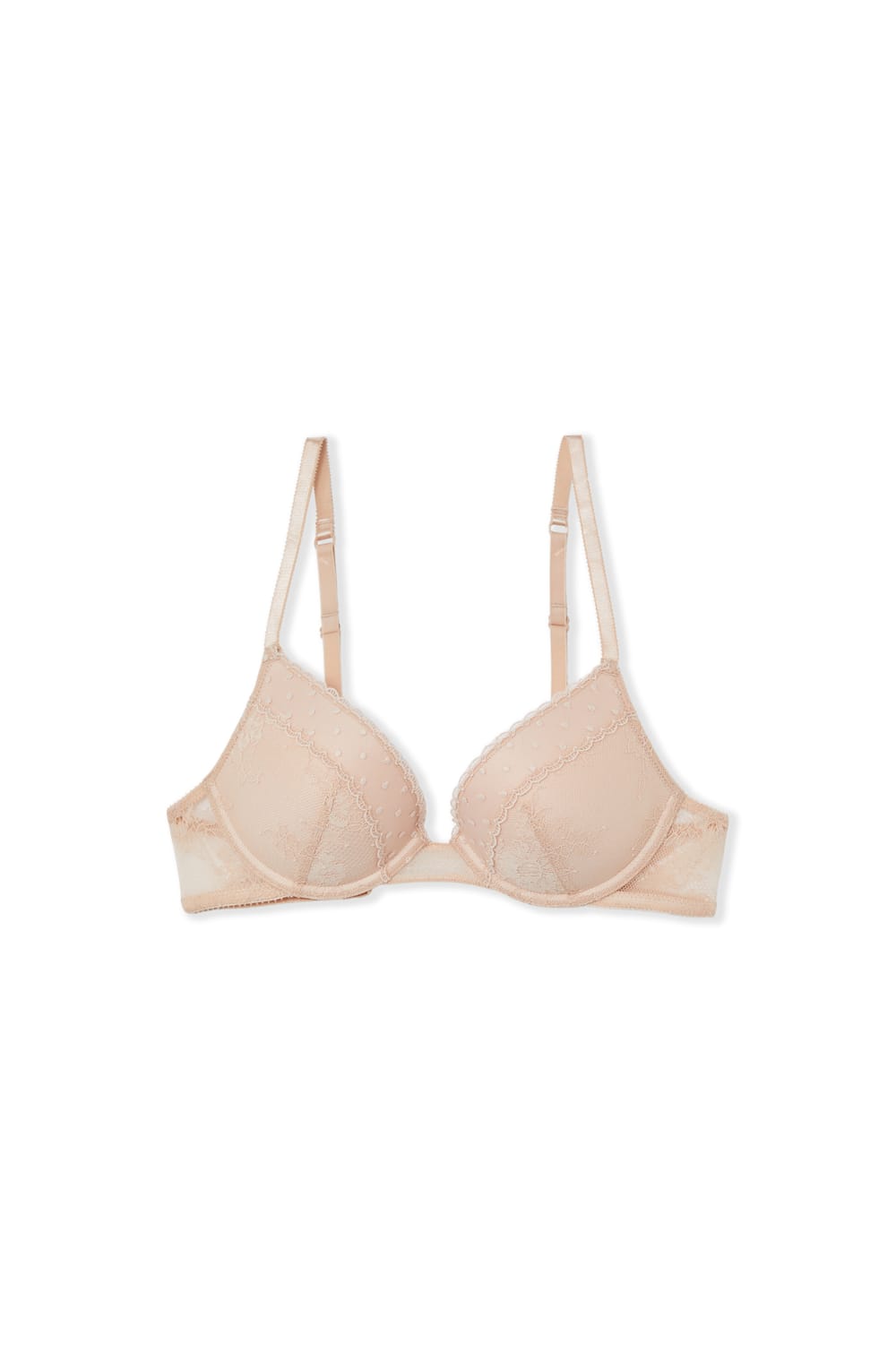 Bra N.2 - The Plunge Push-up with Embroidery;${refinementColor}