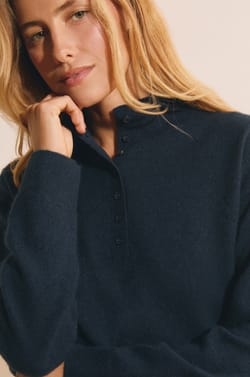 Pull &agrave; manches longues 100% cachemire;${refinementColor}