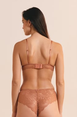 Soutien-gorge triangle en dentelle;${refinementColor}