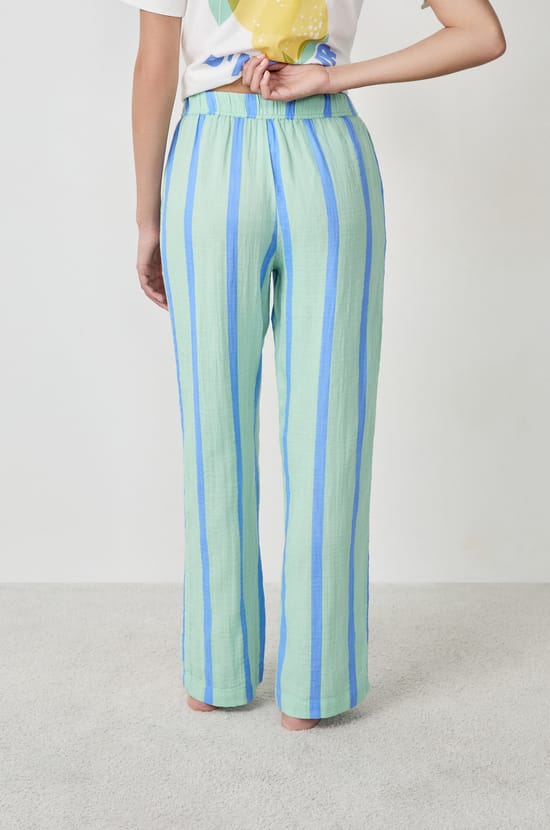 Pantalon de pyjama à rayures;${refinementColor}