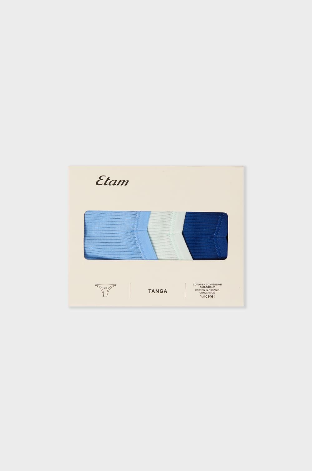 Pack de 3 tangas de algod&oacute;n;${refinementColor}