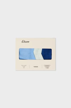 Pack de 3 tangas de algod&oacute;n;${refinementColor}