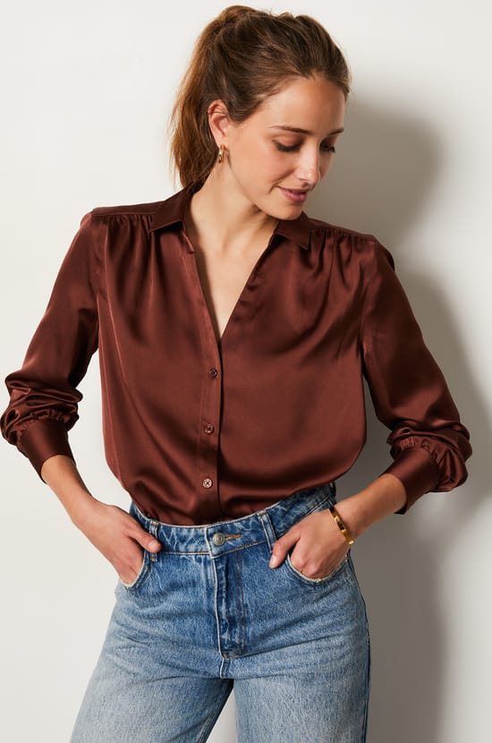 Satin Shirt;${refinementColor}