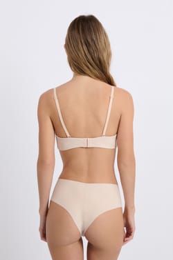 Sujetador bandeau de microfibra push-up con tirantes extra&iacute;bles;${refinementColor}