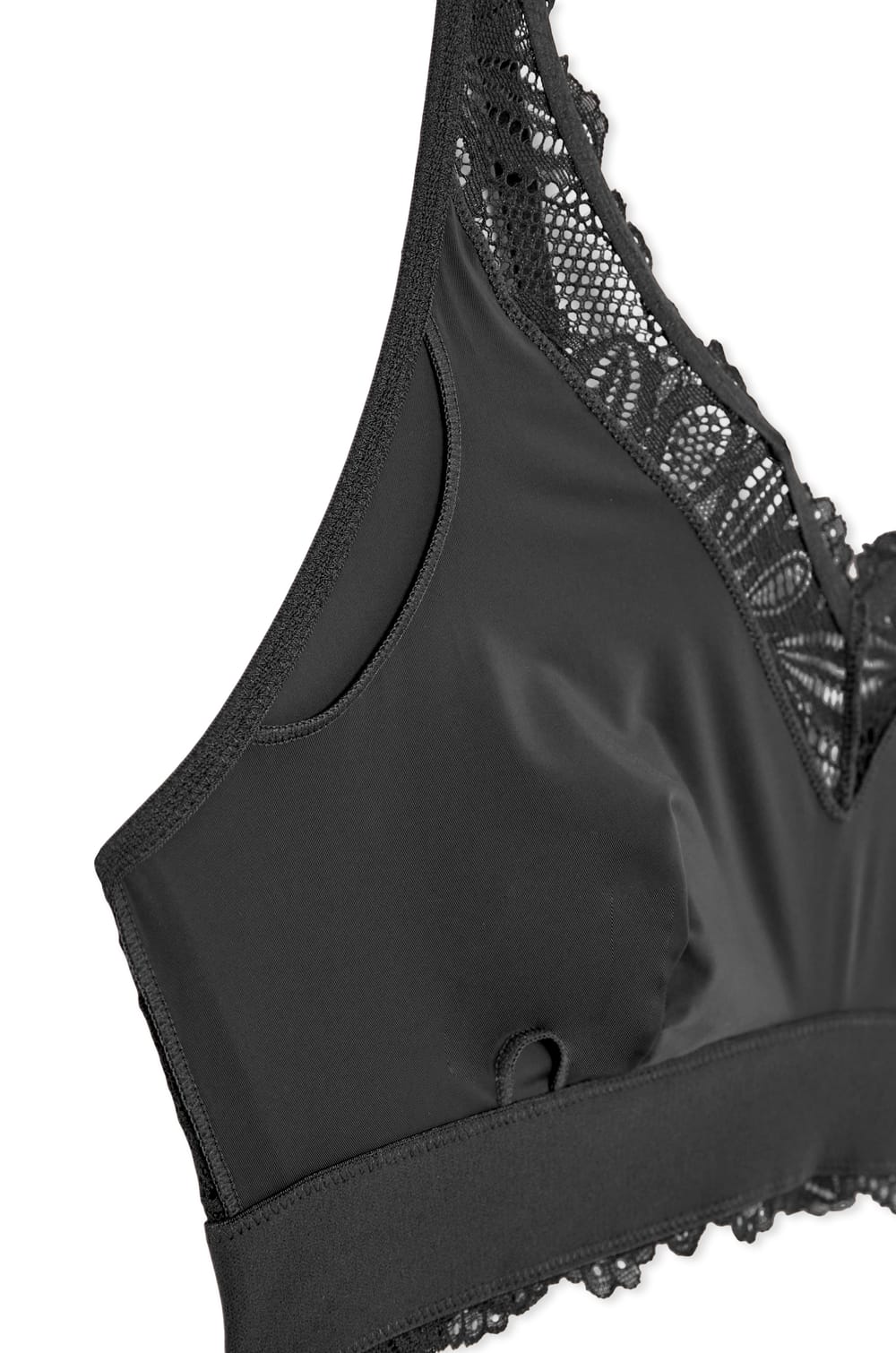 Soutien-gorge triangle en dentelle post-mastectomie;${refinementColor}