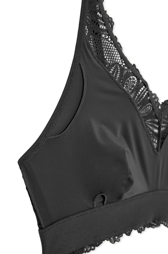 Soutien-gorge triangle en dentelle post-mastectomie;${refinementColor}