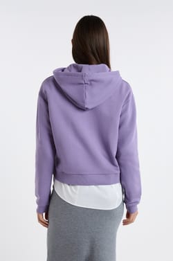 Sweatshirt &agrave; capuche en coton;${refinementColor}