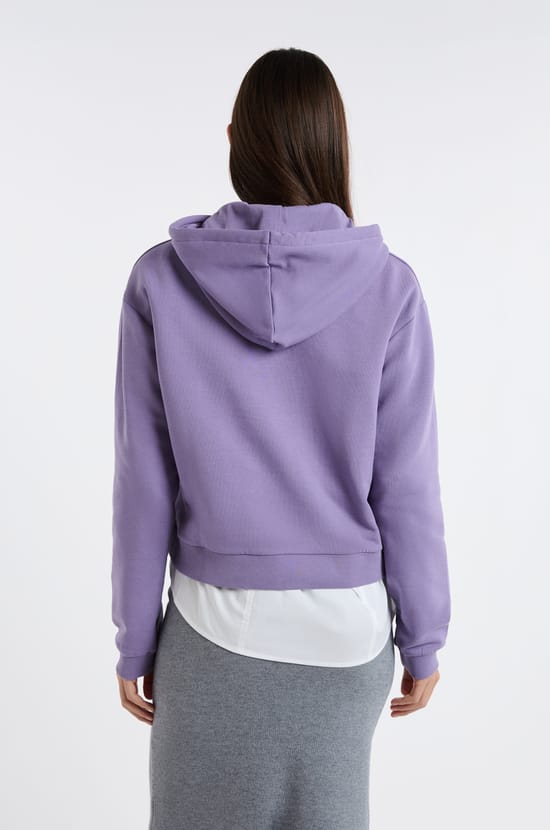 Sweatshirt &agrave; capuche en coton;${refinementColor}