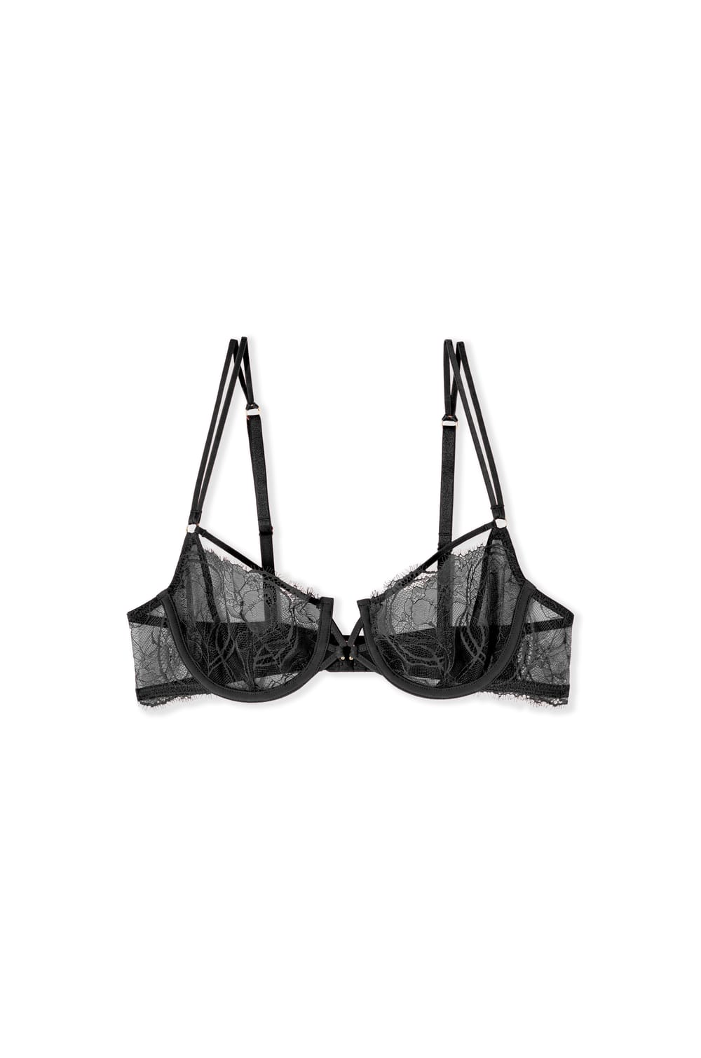 Bra N.9 - Balconette in Lace with Ties;${refinementColor}