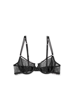 Bra N.9 - Balconette in Lace with Ties;${refinementColor}