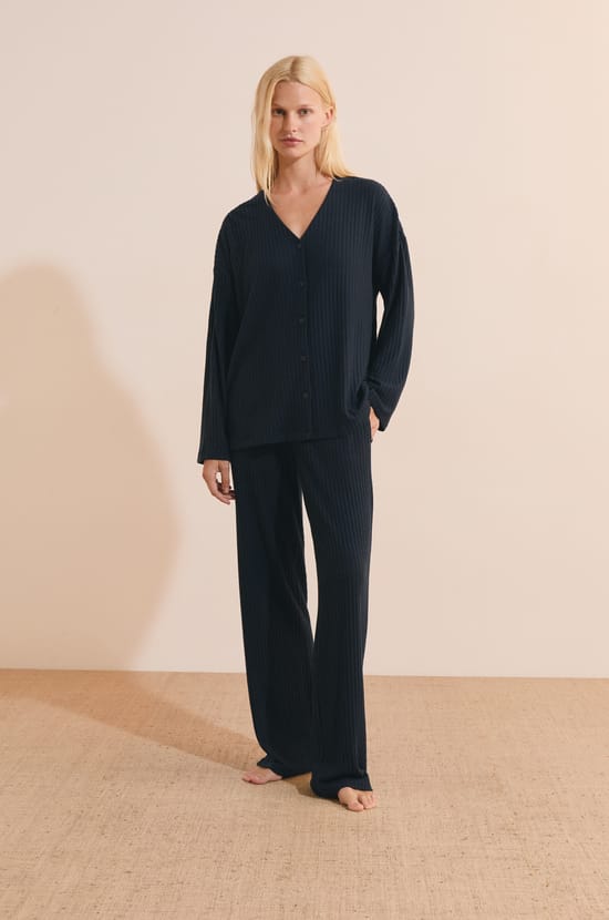Gilet de pyjama c&ocirc;tel&eacute;;${refinementColor}